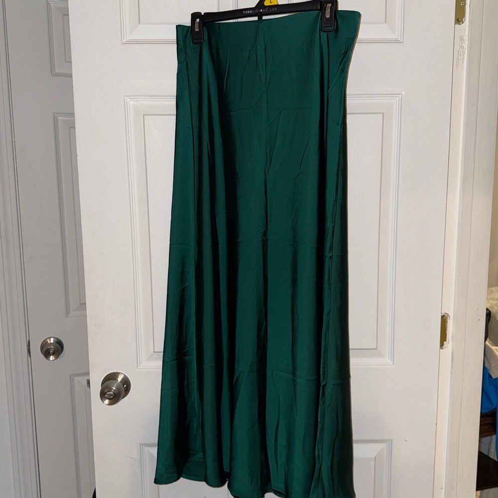 Emerald Green Maxi Skirt. Never Worn.